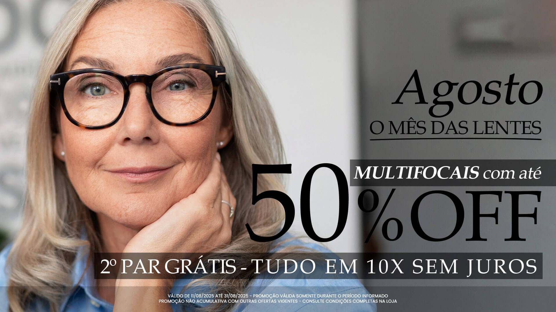 Multifocais com até 50% Off