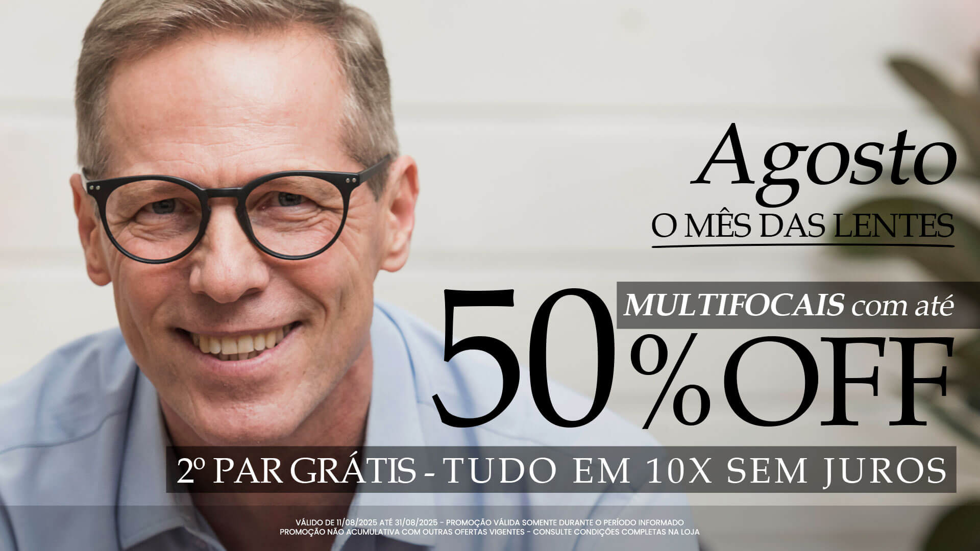 Multifocais com até 50% Off