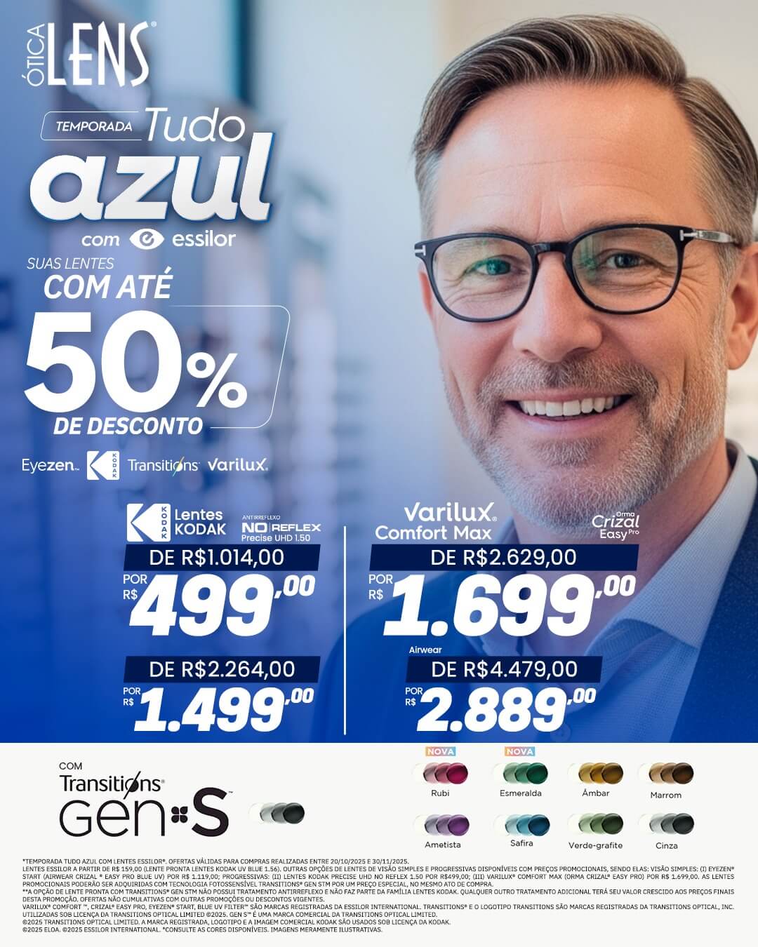 Temporada Tudo Azul com essilor