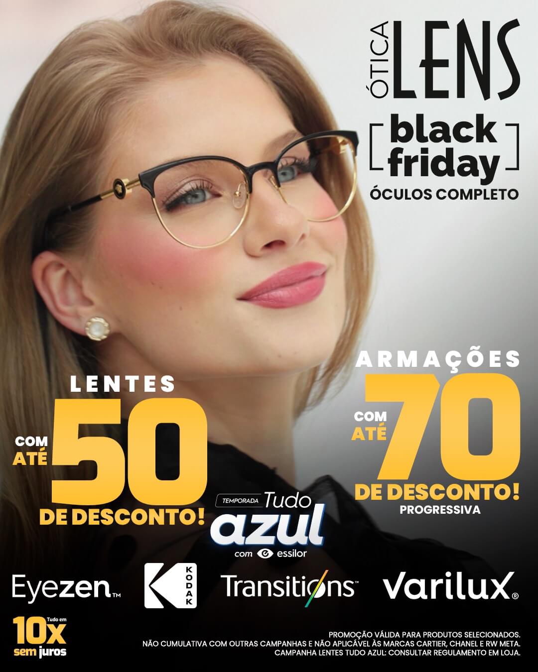 Black Friday - Óculos Completo Black Friday - Óculos Completo