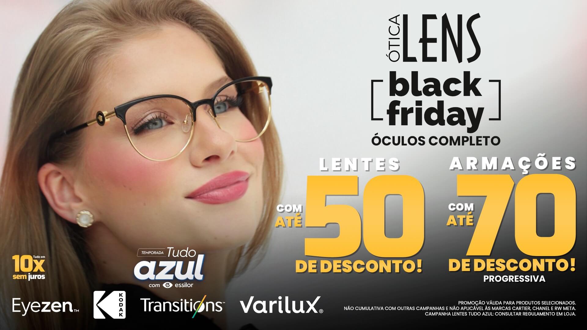Black Friday - Óculos Completo Black Friday - Óculos Completo