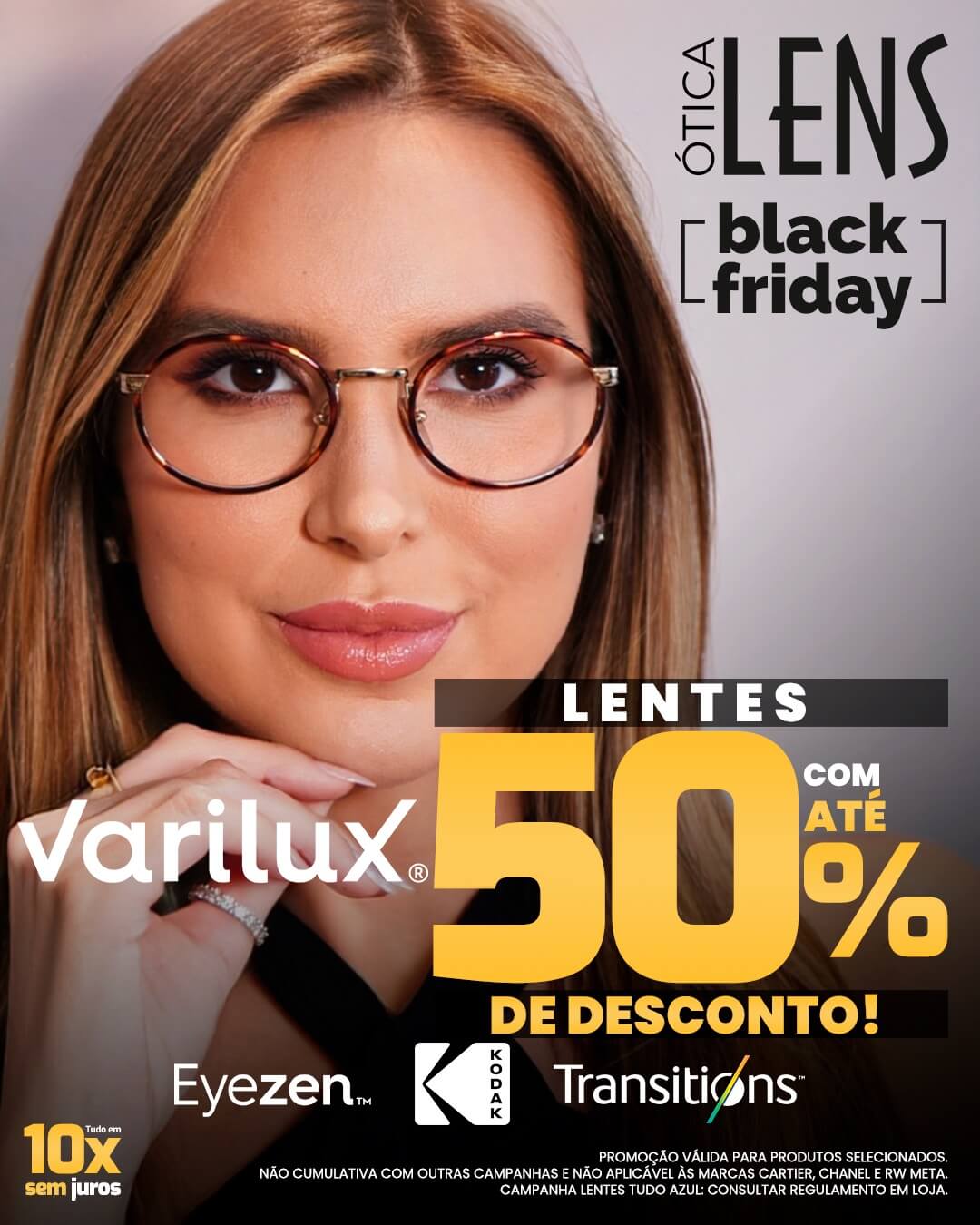 Black Friday - Lentes com até 50% de desconto!