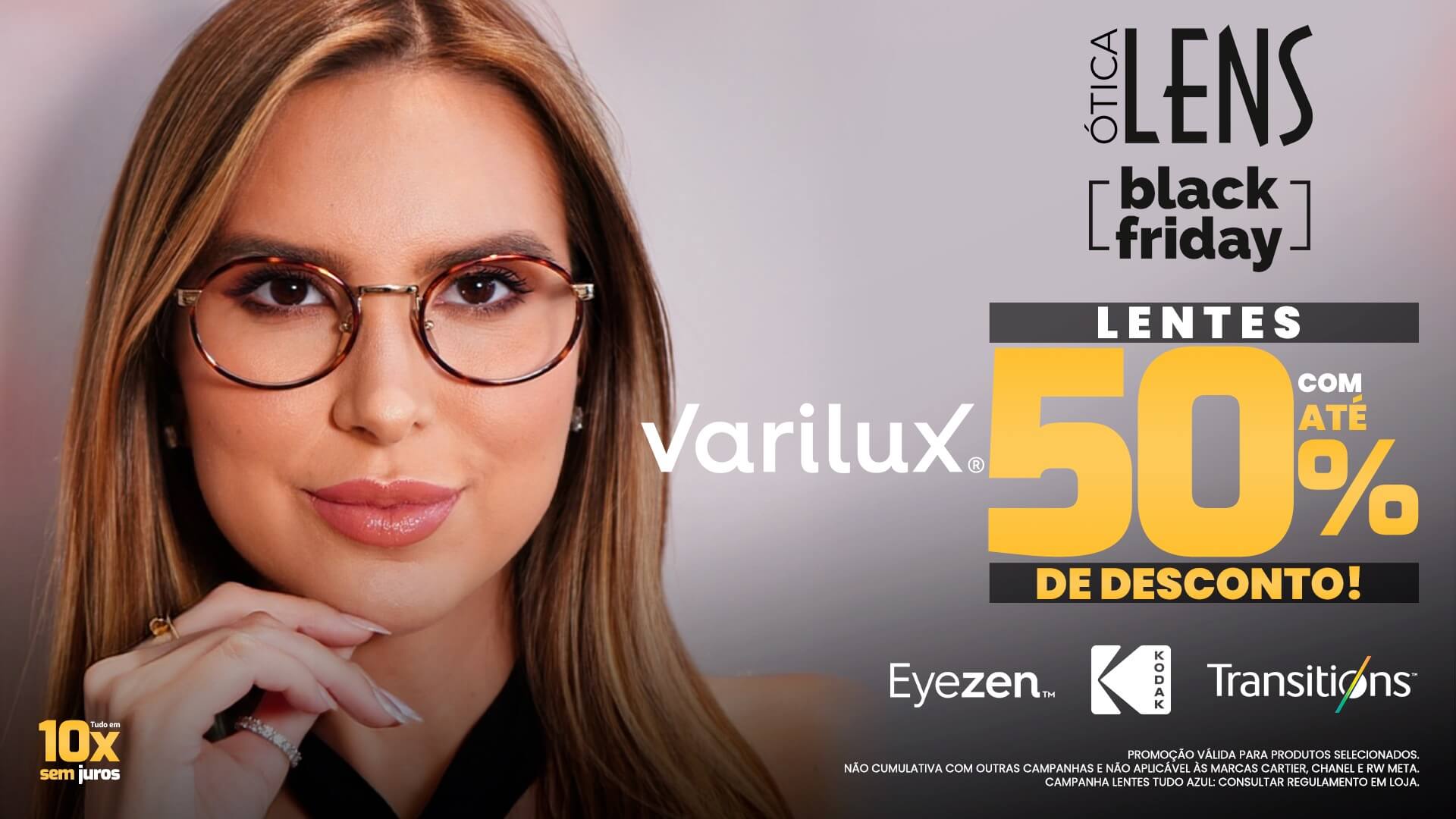 Black Friday - Lentes com até 50% de desconto!