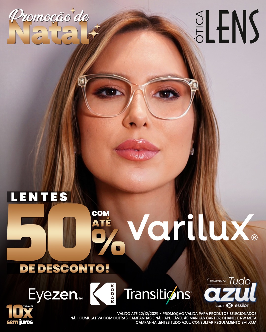 Lentes com até 50% de desconto!