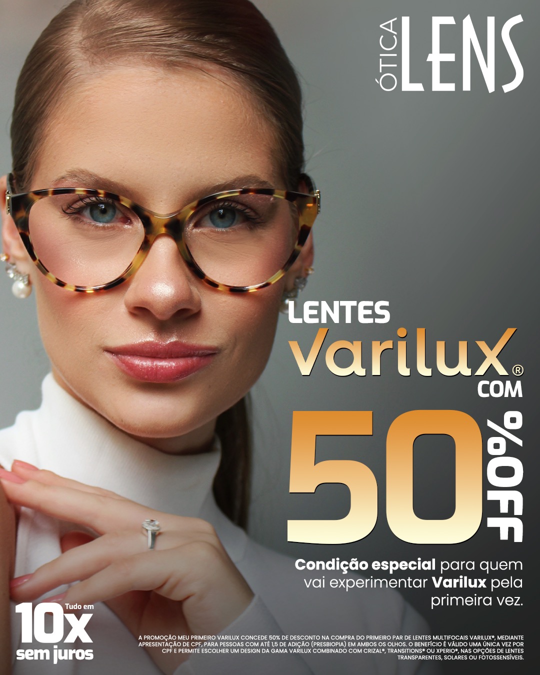 Lentes Varilux com 50% Off Lentes Varilux com 50% Off