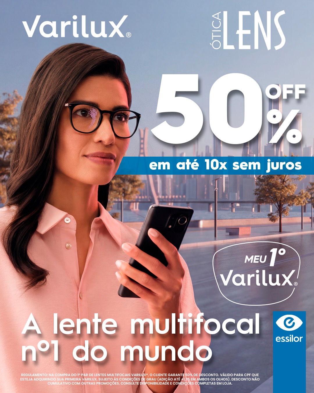 Varilux® 50% Off em até 10x sem juros Varilux® 50% Off em até 10x sem juros