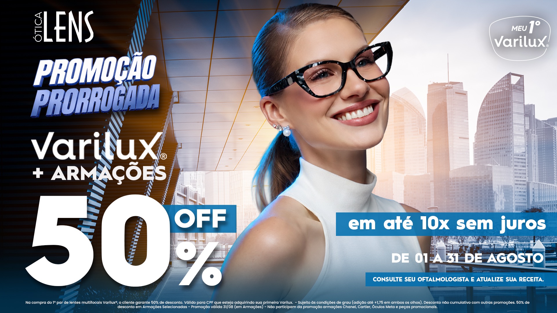 Varilux® + Armaçõeș 50% OFF Varilux® + Armaçõeș 50% OFF