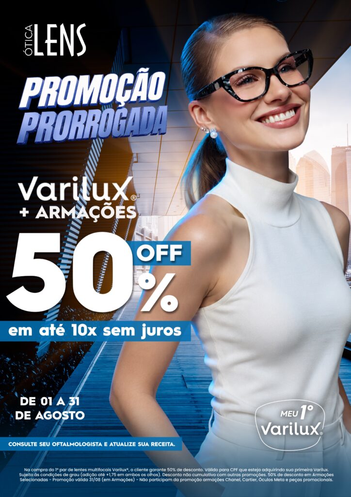 Varilux® + Armaçõeș 50% OFF